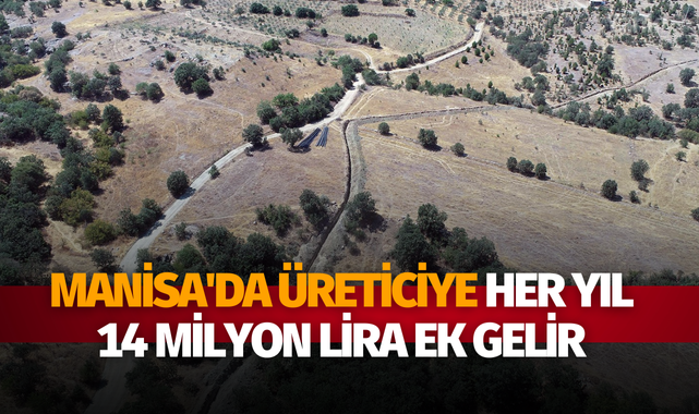 Manisa'da üreticiye her yıl 14 milyon lira ek gelir