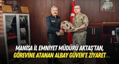 Manisa İl Emniyet Müdürü Aktaş'tan, görevine atanan Albay Güven'e ziyaret