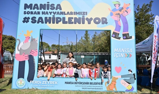 Manisalı çocuklar 4 Ekim'de can dostlarıyla buluştu