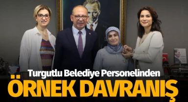 Turgutlu Belediye Personelinden Örnek Davranış 