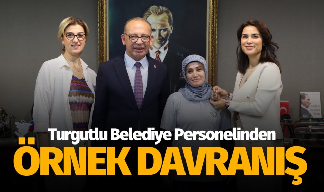 Turgutlu Belediye Personelinden Örnek Davranış 