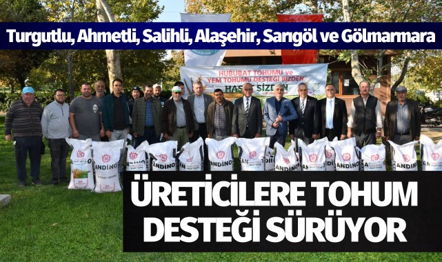 Üreticilere tohum desteği sürüyor