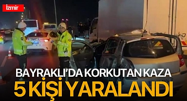 İzmir'de feci kaza: 5 yaralı