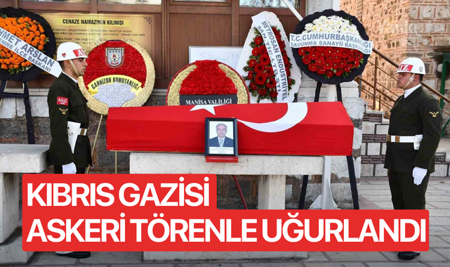 Kıbrıs Gazisi askeri törenle uğurlandı