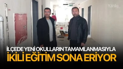 İlçede yeni okulların tamamlanmasıyla ikili eğitim sona eriyor