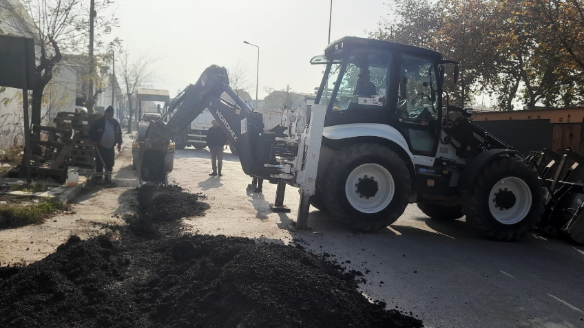 Küçük Sanayi Sitesinin yol kalitesi artıyor