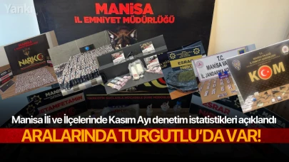 Manisa İli ve İlçelerinde Kasım Ayı denetim istatistikleri açıklandı