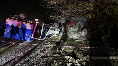 Turgutlu’da feci kaza: 1’i ağır 6 yaralı