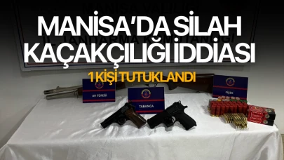 Manisa'da silah kaçakçılığı iddiasıyla 1 kişi yakalandı