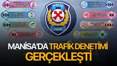 Manisa'da trafik denetimi gerçekleşti