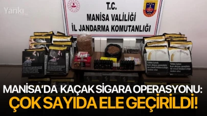 Manisa’da jandarmadan kaçak sigara operasyonu: Çok sayıda ele geçirildi!