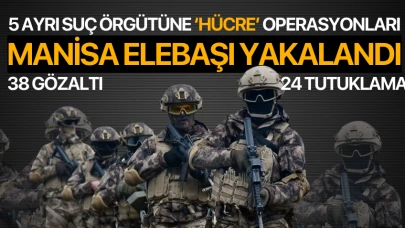 5 Ayrı organize suç örgütüne “Hücre” operasyonları