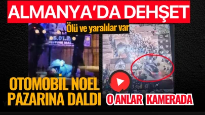 Almanya’da araç Noel pazarına daldı: Ölü ve yaralılar var