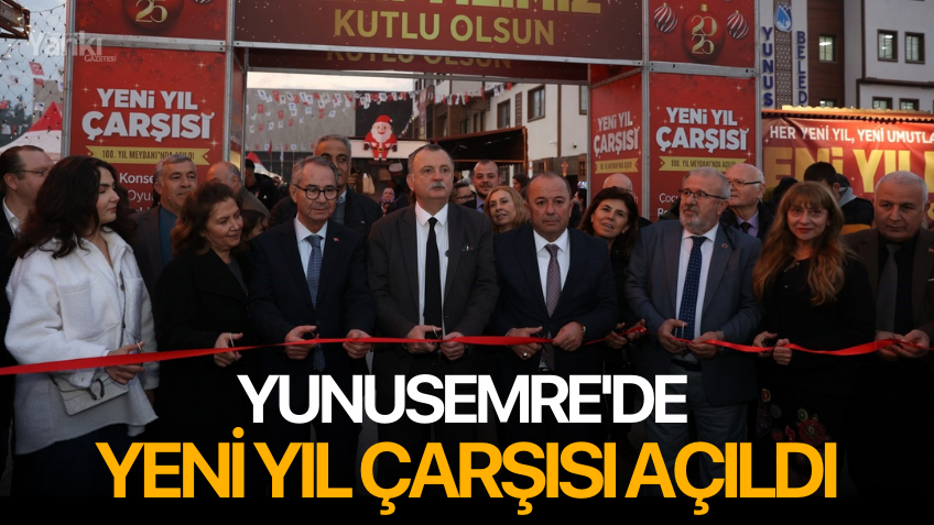 Yunusemre'de Yeni Yıl Çarşısı açıldı