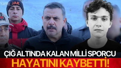 Çığ altında kalan milli sporcu hayatını kaybetti!