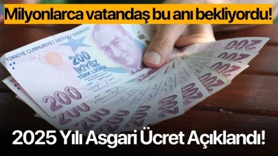 2025 Yılı Asgari Ücret Açıklandı!