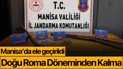 Manisa’da Doğu Roma dönemine ait 23 sikke ele geçirildi