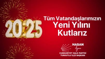 'Tüm vatandaşlarımızın yeni yılı kutlu olsun'