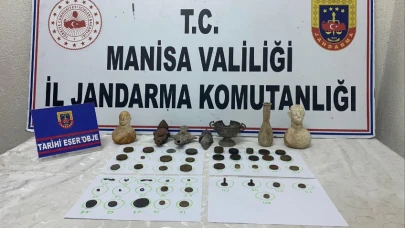 Manisa’da Operasyon: Çok sayıda kaçak tarihi eser!