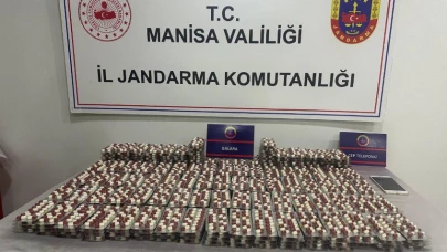 Manisa’da Operasyon: Çok sayıda sentetik hap!