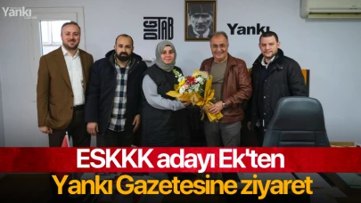 ESKKK adayı Ek'ten Yankı Gazetesine ziyaret