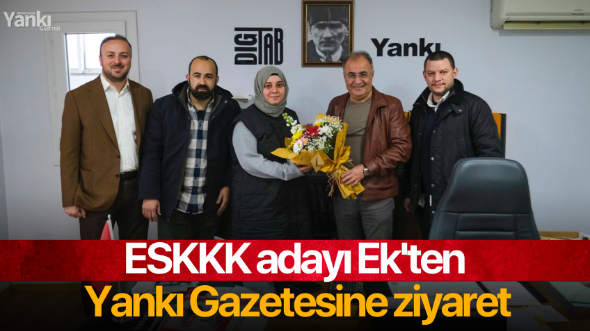 ESKKK adayı Ek'ten Yankı Gazetesine ziyaret