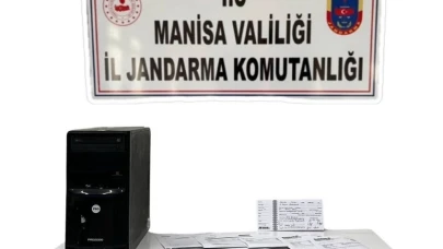 Manisa’da tefeci operasyonu: 2 gözaltı