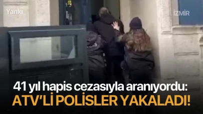 41 yıl hapis cezasıyla aranıyordu: ATV’li polisler yakaladı!