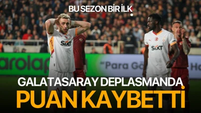 Galatasaray deplasmanda berabere kaldı