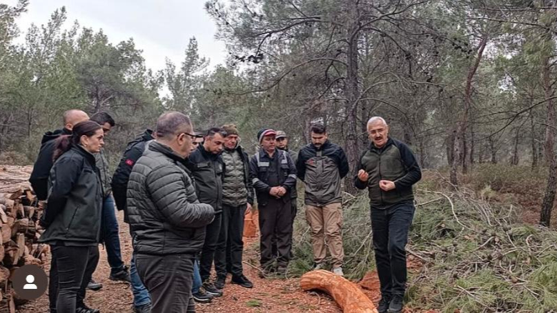 İzmir OBM Yetkilileri Ağaçlandırma Çalışmalarını Yerinde İnceledi