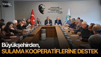 Büyükşehirden, Sulama Kooperatiflerine Destek