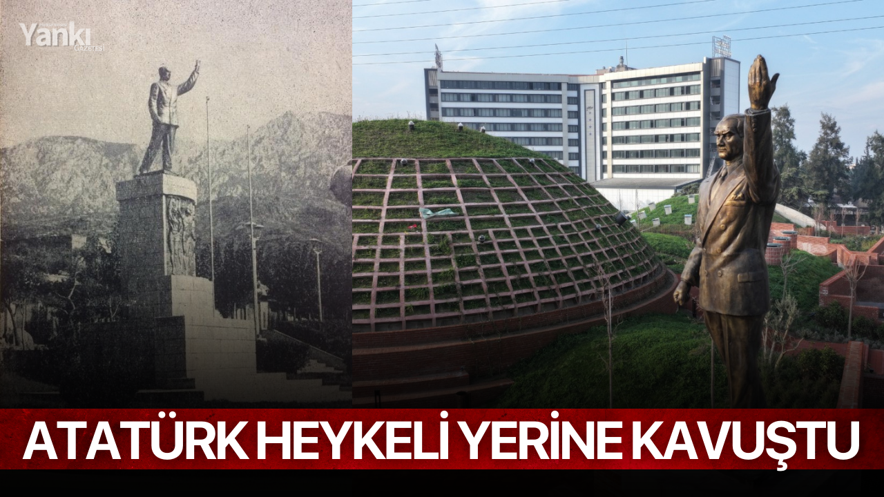 Atatürk Heykeli Yerine Kavuştu