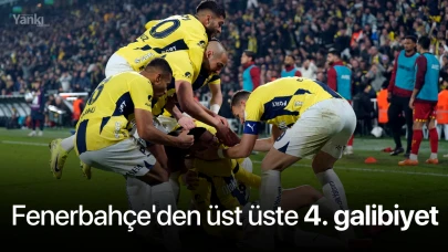 Fenerbahçe'den üst üste 4. galibiyet