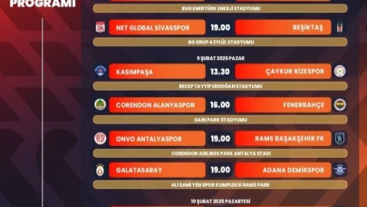 Trendyol Süper Lig’de 23. hafta programı açıklandı