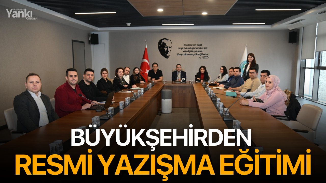 Büyükşehirden Resmi Yazışma Eğitimi