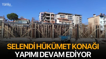 Selendi Hükümet Konağı yapımı devam ediyor