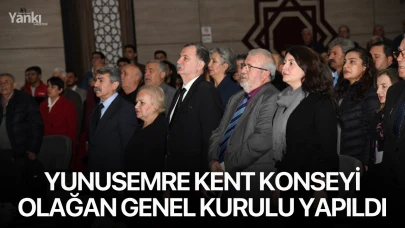 Yunusemre Kent Konseyi Olağan Genel Kurulu yapıldı