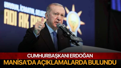 Cumhurbaşkanı Erdoğan Manisa'da açıklamalarda bulundu