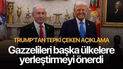 Trump'tan tepki çeken Gazze açıklaması