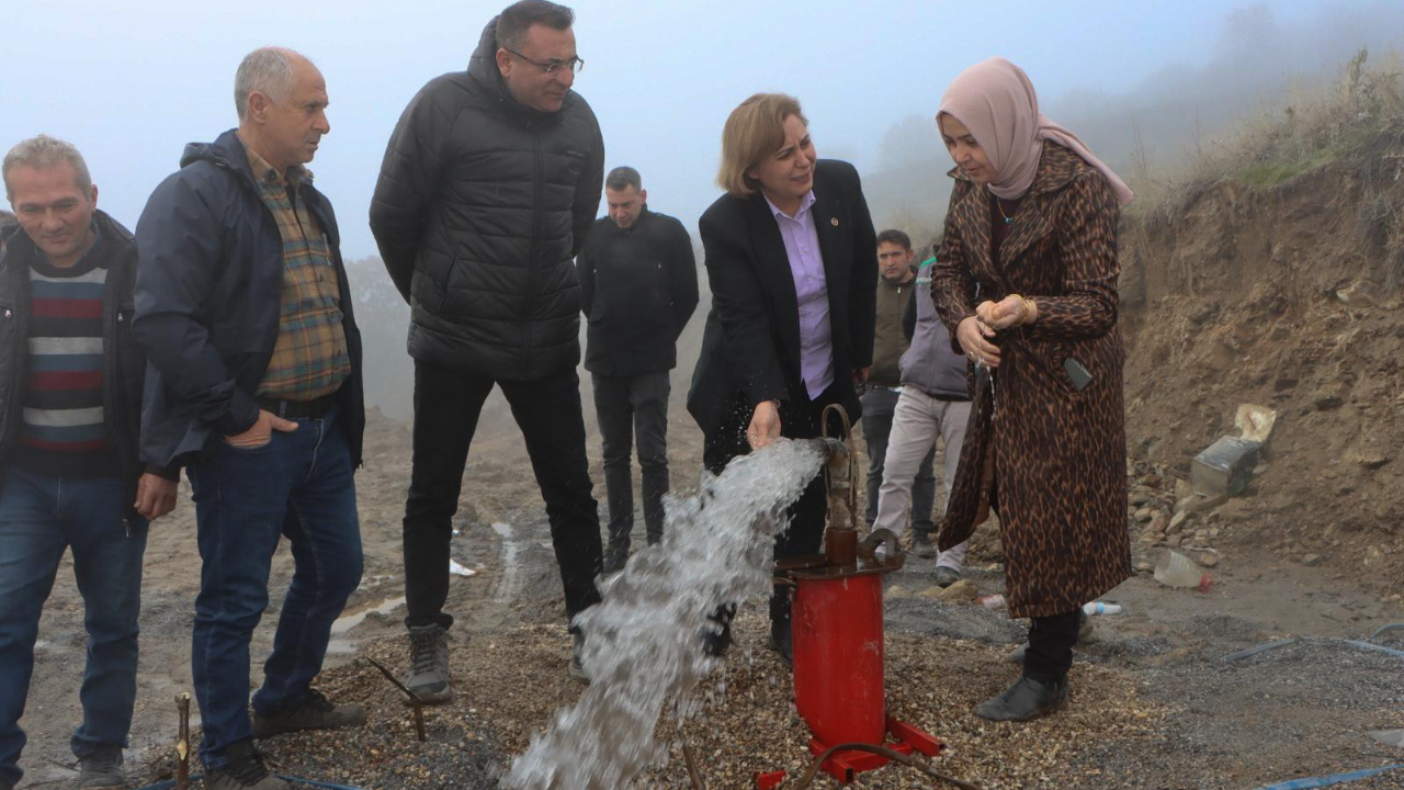 Bir köyün daha su sorunu ortadan kaldırıldı