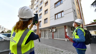 İzmir’de Bornova ve Bayraklı’da binaların üç boyutlu analizleri yapıldı