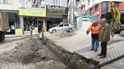 Demirci'nin altyapı çalışmalarında sona gelindi