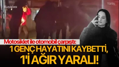 Motosiklet ile otomobil çarpıştı: 1 genç hayatını kaybetti, 1 ağır yaralı!