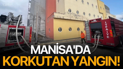 Manisa'da korkutan yangın!