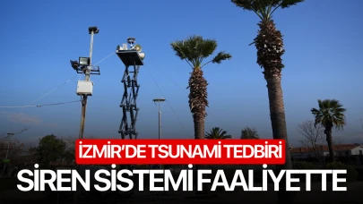 İzmir'de tsunami tedbiri! Mobil Siren Sistemi Konuşlandırıldı