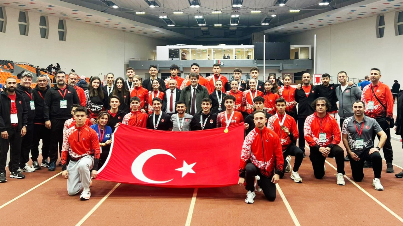 U20 Balkan Atletizm Şampiyonası'nda milli takım 13 madalya kazandı