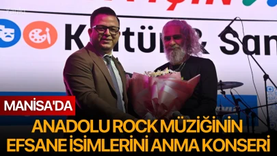 Manisa'da Anadolu Rock Müziğinin Efsane İsimlerini Anma Konseri