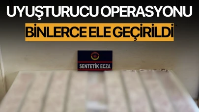 Turgutlu’da Uyuşturucu Operasyonu: Binlerce ele geçirildi