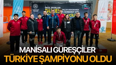 Manisalı Güreşçiler Türkiye Şampiyonu Oldu