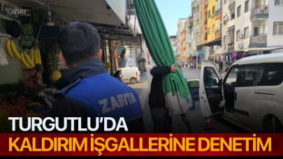 Turgutlu’da Kaldırım İşgallerine Denetim